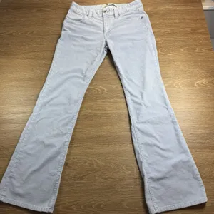 Gap Curvy Low Rise Corduroy Pants Womens 12L Blue Flare Y2K Vintage 2005 Retro thumbnail 3