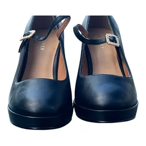 Lisa Vicky Bobble 9M Black Sheep Napa Chunky High Heel Mary Jane‎ Platform Pumps thumbnail 4