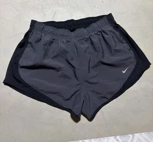 Nike Women’s charcoal and Black Running Shorts large thumbnail 1