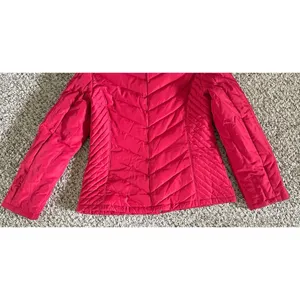 Kenneth Cole Reaction Women's Red Puffer Coat Size Medium‎ thumbnail 12