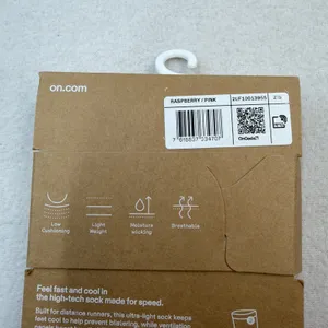 On Cloud Elite Run Sock High Medium Mens 8-9.5 / Womens 9.5-11 Raspberry/Pink thumbnail 5
