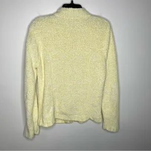 Soybu yellow fuzzy fleece jacket‎ size large thumbnail 4