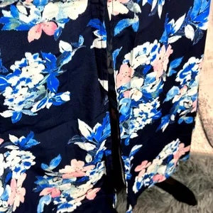 Floral Halter Neck Split Maxi Dress In Navy By Miss Floral L thumbnail 10