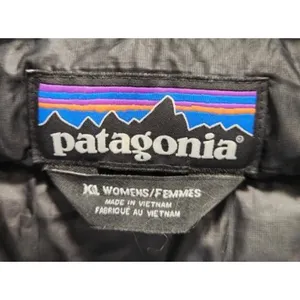 Patagonia Womens XL Down Sweater Vest Black 800 Fill Puffer Packable FA16 thumbnail 4