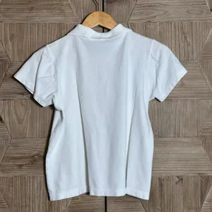 Bloomingdales Womens White Polo Shirt Size PS Normcore Classic thumbnail 2