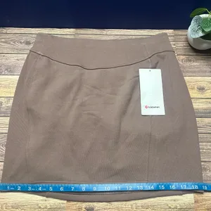 Lululemon Scuba High Rise Mini Skirt NWT Size Large (TPTC) LW8ALSS thumbnail 7