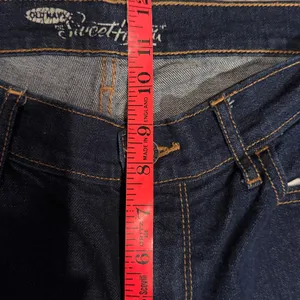 Old Navy The Sweetheart Dark Wash Denim Capris Jeans Blue Size 6 Regular thumbnail 6