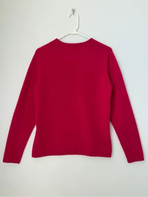 Lands’ End Pink 100% Cashmere Sweater Size Large thumbnail 4