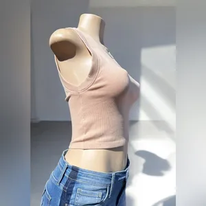 Zara Tan  Ribbed Crop Top thumbnail 2
