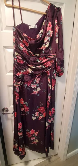 Ieena for Mac Duggal Gown.a22 Purple Size L thumbnail 1