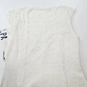 LPA Gabriella Eyelet Maxi Dress in Coconut Milk Medium thumbnail 10