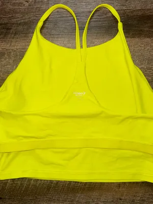 Old Navy Powersoft Neon Strappy Crop Tank Top Size XL thumbnail 5