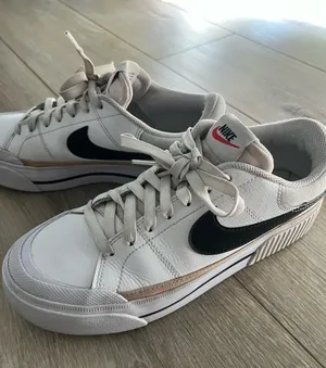 Nike Court Legacy Lift Black Swoosh and Tan Accent women’s size 8.5 thumbnail 1