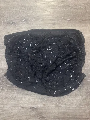 Wild Fable NWT Strapless seqince lace tube top XL thumbnail 4