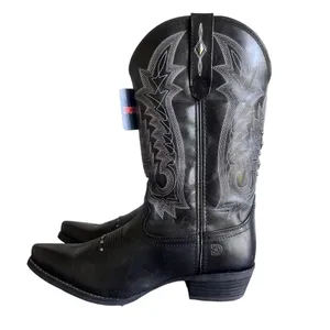 DURANGO NEW Women's Black Crush Antique Studded Western Boot Size 9 #243307 thumbnail 5