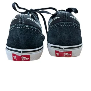 Vans Old Skool Flame Women’s sneakers in black/white - Size 8 thumbnail 2
