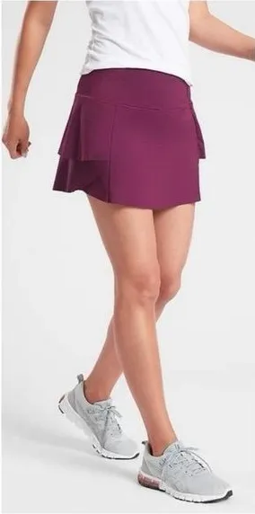 Athleta‎ Momentum High Rise Skirt/Skort-Beach Plum size xs thumbnail 1