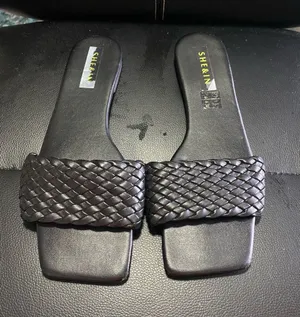 Shein Black Braided Slide Sandals Size 42/11 US thumbnail 1