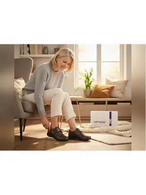European Strap Comfort Diabetic Nurse Shoes, Size 39 (8.5) NIB thumbnail 2