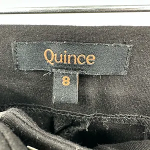Quince Women's Black Ultra Stretch Ponte Trouser‎ Pants Size 8 thumbnail 4