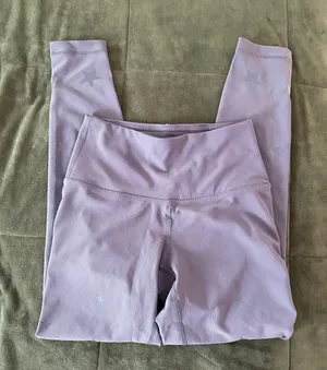 90 Degrees by Reflex Light Purple Star Leggings thumbnail 1