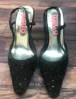 Salsero sz 8 black shoes thumbnail 1