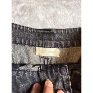 Altar'd state maggie black denim mini skirt thumbnail 2