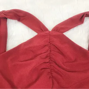 ASTR Brick Red Cutout Long Sleeve Midi Dress Size‎ XS Cockail Party Fall Winter thumbnail 6