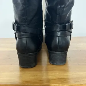 Women's‎ Rampage Iakopa Black & Brown Mid-Calf Tall Riding Boots Size 8 M thumbnail 5