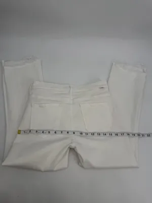 Mother Jeans Women’s 29 White Denim the Insider Crop Step Fray 1157-753 26” thumbnail 11