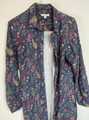 Barbour Robinson Dress floral shirt dress size 6 thumbnail 5