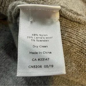 Talbots Petite Lambswool Sweater Blazer SP Gray Knit Jacket Quiet Luxury thumbnail 8