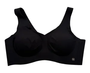 Honeylove Wireless Bra Womens XL Black Seamless Compression Shapewear thumbnail 1