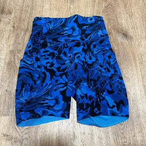 Lululemon | Women's Fast and Free Blue Flow Resplendence High Rise Shorts, 2 thumbnail 4