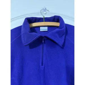 Columbia Sweater Women Medium Purple Pullover Quarter Zip Jacket Ladies Fleece‎ thumbnail 2