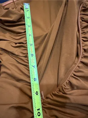 Oh Polly Rust Orange Ruched Maxi Dress thumbnail 9