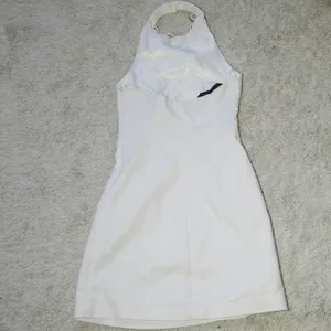 Zara halter top chain neck fitted dress sz Small thumbnail 6