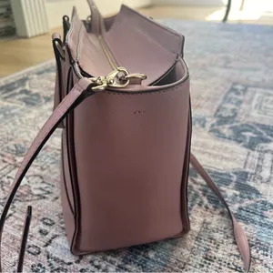 Kate Spade Hadlee Laurel Way Dusty Peony Pink Leather Handbag Purse Satchel thumbnail 14
