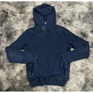 Abercrombie & Fitch Size Medium Navy Blue‎ Hoodie Pouch Hoodie. thumbnail 1