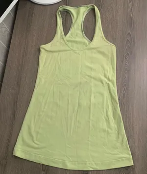 Lululemon Cool Racerback Tank Top Wild Lime 4 thumbnail 1