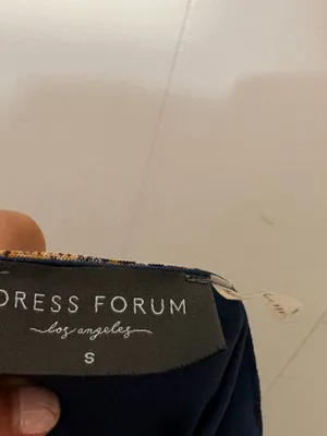 Dress Forum Los Angeles Ruched Floral Mesh Ruffle Mini Dress Size S thumbnail 8