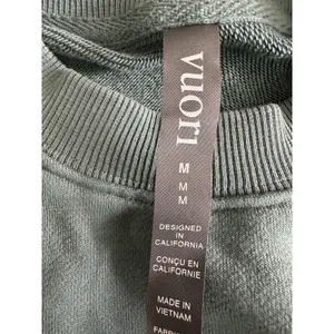 Vuori Teal Green Crewneck Sweatshirt Pullover Medium thumbnail 3