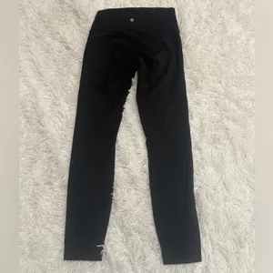 Lululemon wunder train high rise crop 23” black leggings thumbnail 5