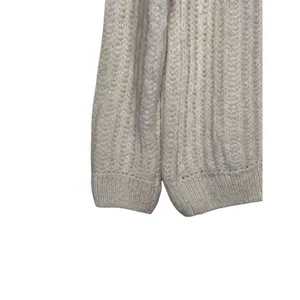 Zara‎ Women's Sweater Shawl Chunky Snap Buttons Long Sleeve Cream Sz. 13-14 thumbnail 6