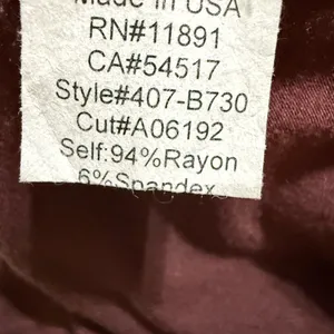 Bailey 44 Burgundy Dress with Black Chain Trim on Arm‎ Sz S *flawed* thumbnail 7