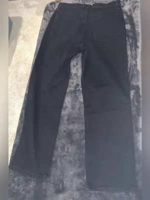 Abercrombie & Fitch Ultra High Rise 90s Straight Jean in No Fade Black Size 30 thumbnail 14