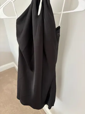 Amazon Dress Mini Black Satin thumbnail 5