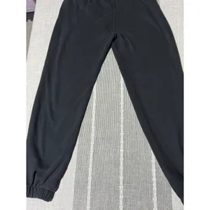 Hollister Adjustable Rise Joggers Womens‎ XXS Black Fleece Lounge Sweatpants thumbnail 2