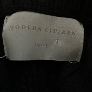 NWOT‎ Modern Citizen Black Chunky Knit Long Sleeve Cable Knit Fitted Sweater Sm thumbnail 3