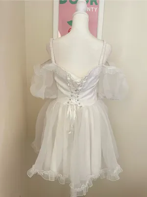 Dolls Kill Sugar Thrillz Sense n’ Sensability Organza Corset Babydoll Mini Dress thumbnail 6